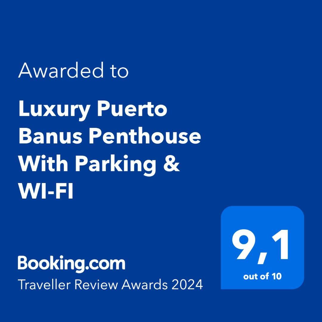 마르베야 Luxury Puerto Banus Penthouse With Parking & Wi-Fi 아파트 외부 사진